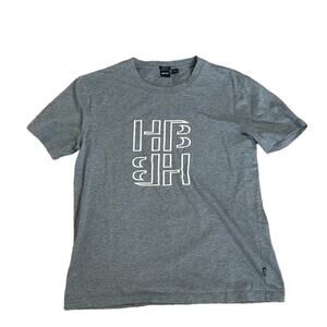 BOSS HUGO‎ BOSS GRAY  100% COTTON MEN'S T-SHIRT SIZE XL
